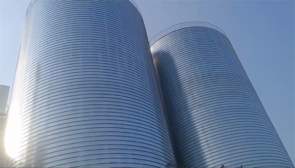 贵池2座混凝土高架卷板仓